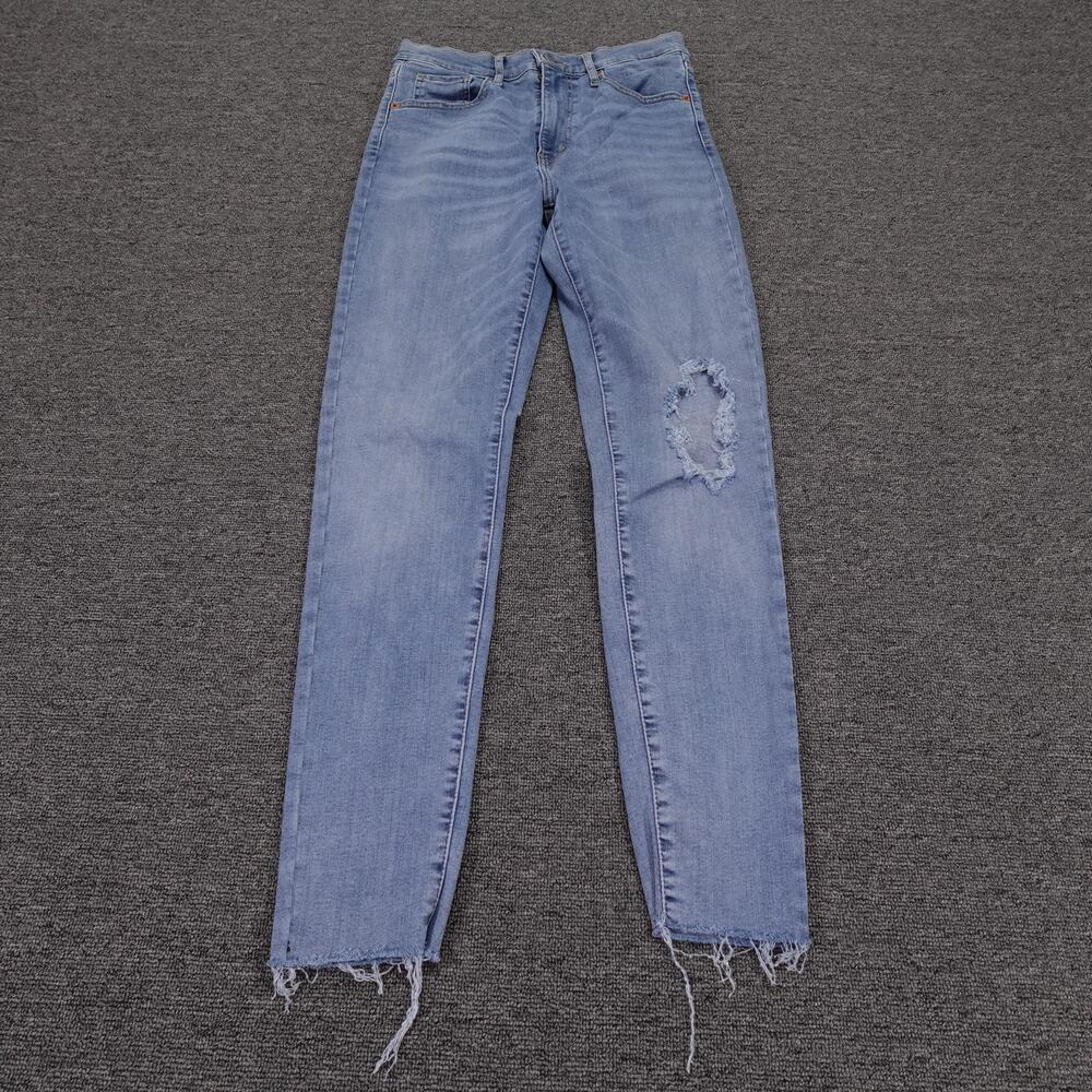 Levis Mile High Super Skinny Jeans Womens 28 Light Wash High Rise 28x29 Denim